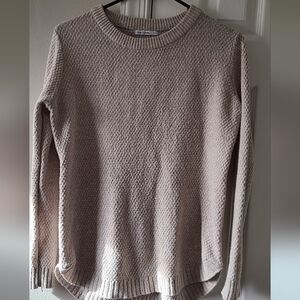 Calvin Klein Women's Taupe Crew Neck Sweater